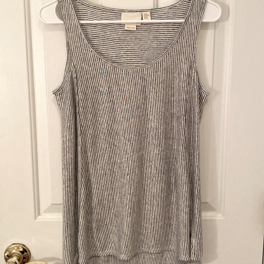 NW Cynthia Rowley 100% Linen Blouse